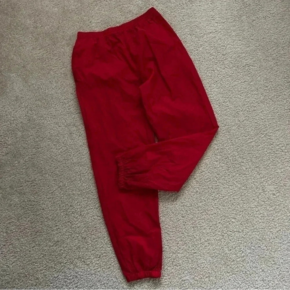 Marlboro Vintage Adventure Team Red Swish Nylon Windbreaker Pants Adult Size XL - Picture 15 of 16